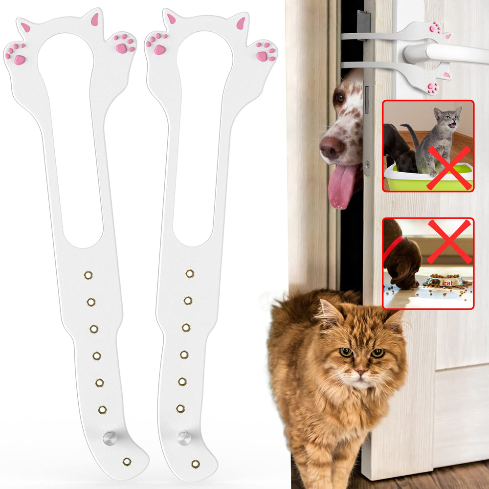 Elilier cat door latch holder in eight sizes fits various door gaps.
