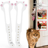 Elilier cat door latch holder in eight sizes fits various door gaps.