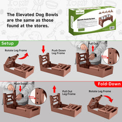 EliteField anti-slip feet keep the stand stable during meals.