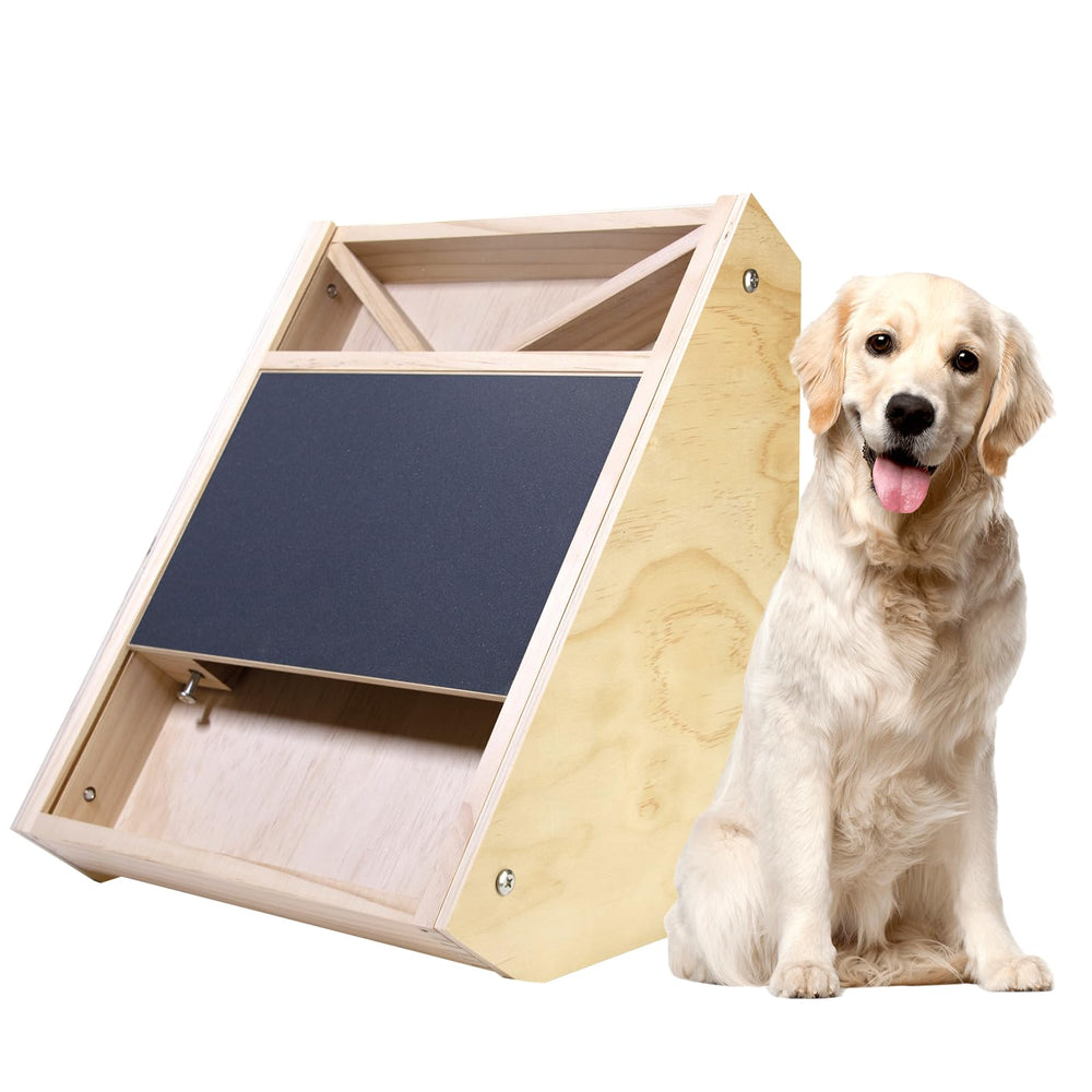 Elixique dog nail scratch board front view for stable, stress-free nail filing.