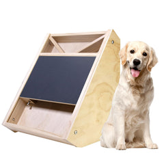 Elixique dog nail scratch board front view for stable, stress-free nail filing.