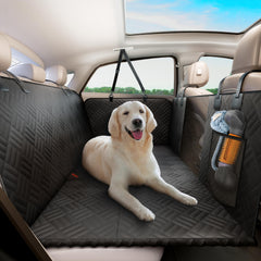 ELLINI dog seat cover back seat extender expands space for comfortable dog movement