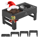 ELS PET elevated bowls with adjustable stand for comfortable feeding at any height