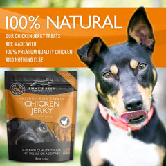 Emmy's Best EBPP ingredients list close-up highlights limited natural chicken