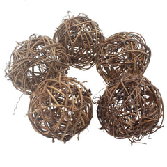 emours willow branch rattan ball chew toy for small animals promotes dental health and play