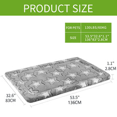 EMPSIGN dog crate pad warm side closeup shows soft touch and coziness.