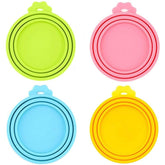 Emptycolor pet-food-can-lid blue demonstrates universal fit for fresh, mess-free pet meals.