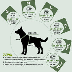 EMUST dog coat green leash-hole detail adds freedom while staying warm.