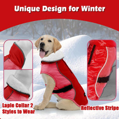EMUST dog coat reflective brim improves visibility during dusk walks