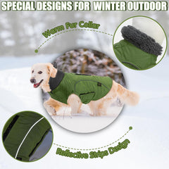 EMUST dog jacket reflective brim for safe evening walks