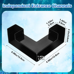 EMUTOL aquarium cave hideout 360 view for complete observation angles.