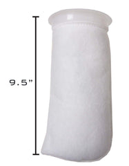 Encompass All filter sock closeup with heavy stitching for durable reuse