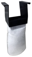 Encompass All filter sock side view emphasizing easy cleaning and reuse.