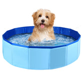 Enenes 24x8 dog pool anti-skid texture provides stable outdoor bathing.