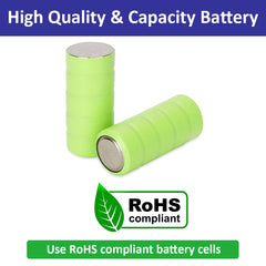Enerpe 7.5V replacement battery for Perimeter stubborn collar extends runtime during outdoor training.