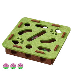 Enioem interactive cat toy felt close-up highlights soft, durable felt for gentle play