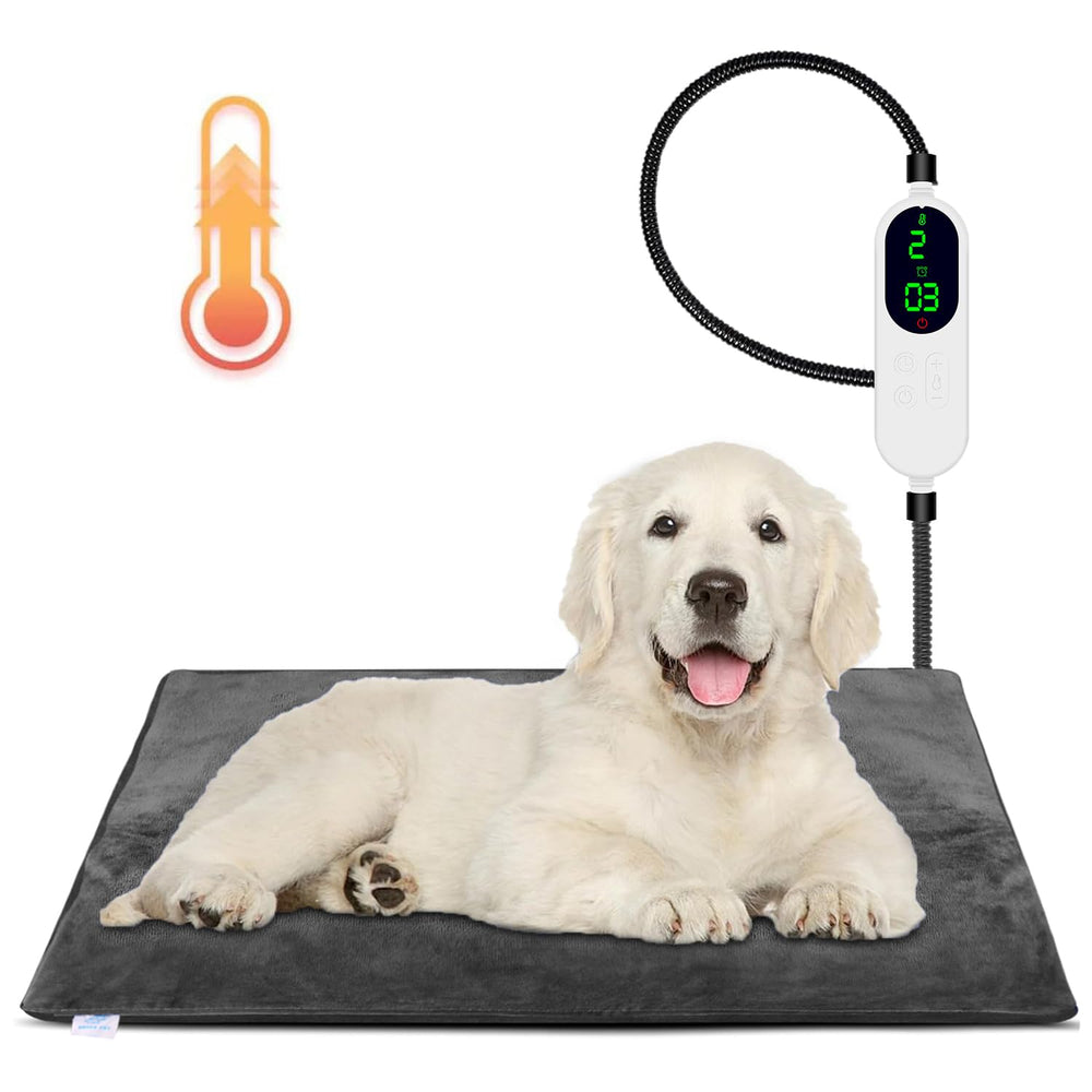 Enjoy Pet dog heating pad front view highlights adjustable warmth for cozy warmth.