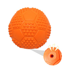 Enjoying interactive setup showing plush and ball for versatile play options
