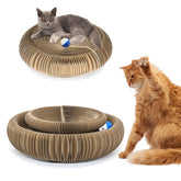 Enkman Kitty Curls foldable organ board provides space-saving interactive play for indoor cats.