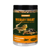 Entopropet medley in bowl for reptiles—protein-rich, ready snack.