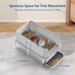 EODO dual drawers open showing quick swap for simplified cleaning