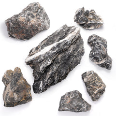 Eorbow Seiryu stone in aquarium landscaping with plants