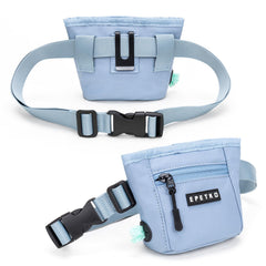 EPETKO dog treat pouch interior demonstrates large capacity for treats and small items.
