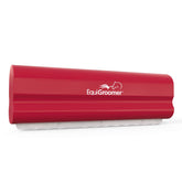 EquiGroomer EasyGroomer brush with red handle for quick shedding relief.