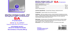 EquiShield KineticVet SA powder scoop image demonstrates daily dosing for aversion management.