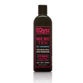 Eqyss Micro-Tek Pet Shampoo bottle front shows label and soothing potential