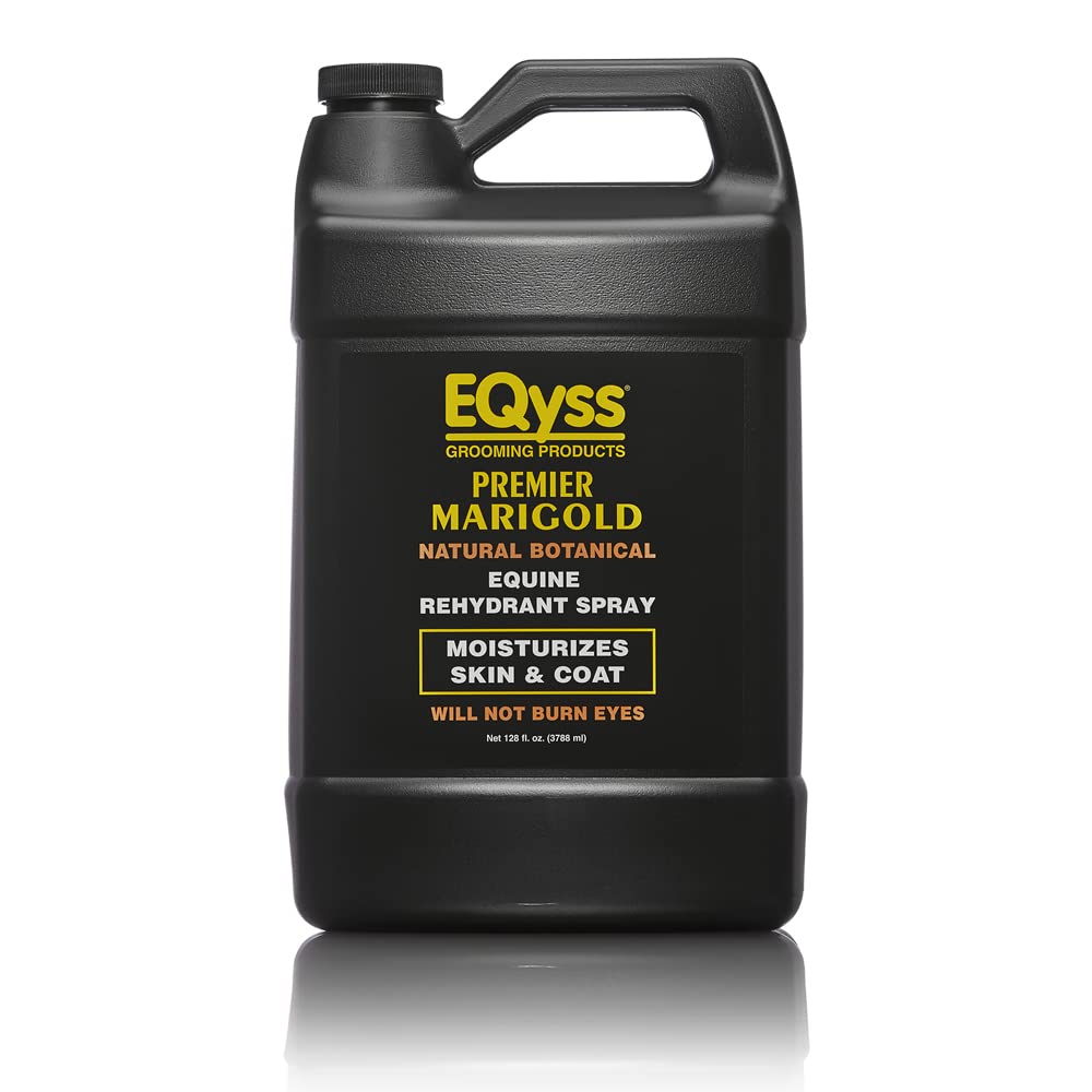 Eqyss Premier Marigold spray bottle for easy coat conditioning and shine.