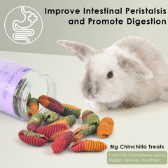 ERKOON Chinchilla Treats packaging highlights natural ingredients and handmade quality