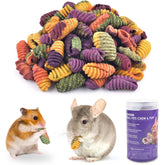 ERKOON chinchilla treats packaging shows natural ingredients for small pets