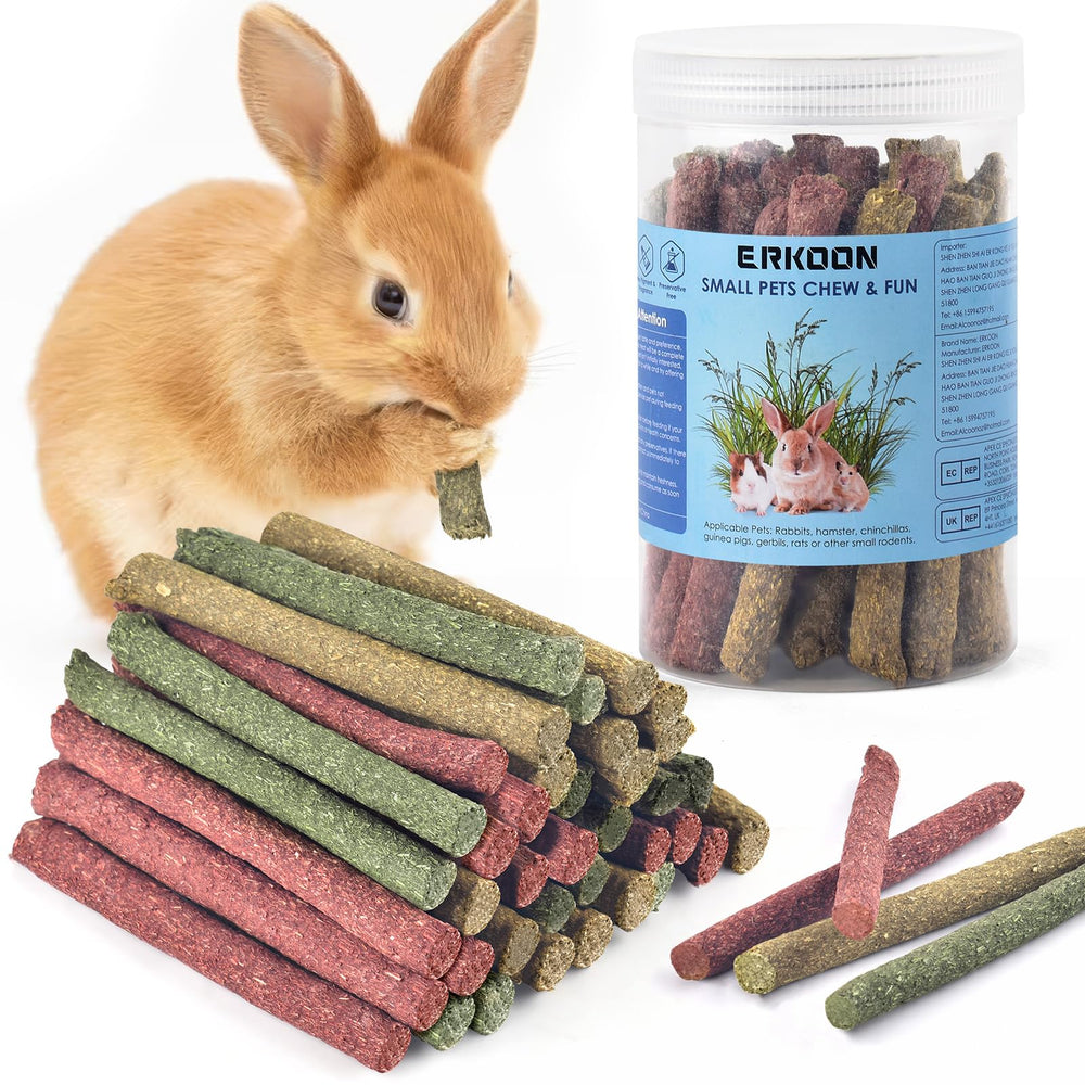 ERKOON Timothy hay sticks original pack for small pets – natural chew enrichment.