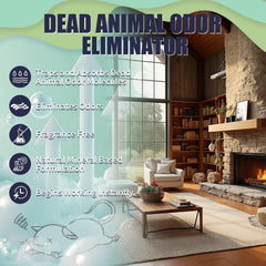 EROSMILE Animal Odor Eliminator ready for outdoor use near garage or shed.
