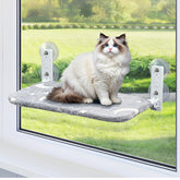 Essovee hamaca-ventana plegable sin cables, descanso cómodo para gatos.