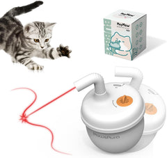 estbicn automatic laser cat toy with 360-degree spin for interactive hunting-style play.