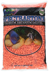 Estes Spectrastone Permaglo orange bag: vibrant substrate for easy tank setup