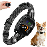 ETACCU dog bark collar front view shows compact ultrasonic unit for small dogs