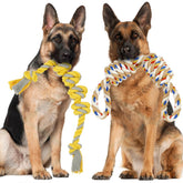 ETACCU juguete cuerda para perros grandes, doble, ideal para juego duro
