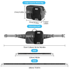ETACCU phone pouch on the waist leash keeps your phone reachable