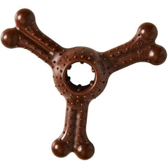 Ethical Pet Bam-Bone Plus Bison chew toy – side view shows multi-surface chew and long-lasting play.