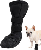 ETIAL dog paw wound recovery boot closeup illustrating breathable fabric aiding healing and comfort