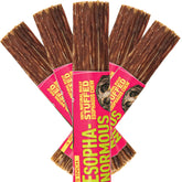 etta says! Esophonormous stuffed bully stick unboxing shows durable chew for dogs