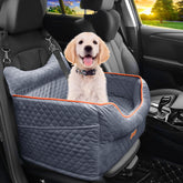 EUHAMS dog booster seat front view for raised visibility and calmer car rides