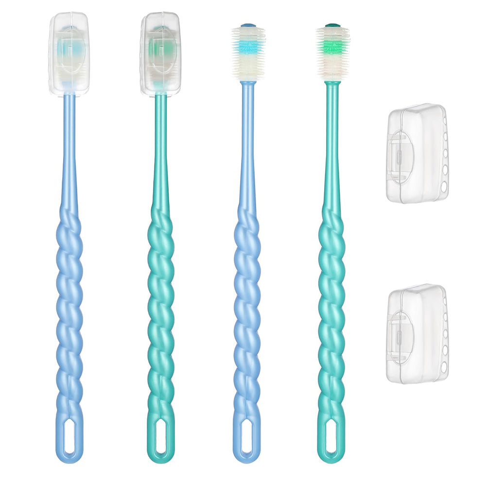 EupHHonycs 360-degree dog-cat toothbrush with ergonomic handle for comfortable brushing.