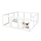 Everfront clear view panel lets you observe your pet easily for responsive care.