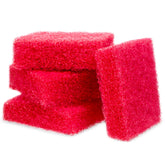 Evergreen Aquarium Glass Cleaner Sponge pack red four-pack for easy tank upkeep.