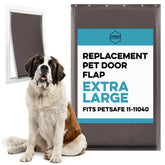 Evergreen Pet Supplies extra-large flap side view for quick, comfortable pet door access