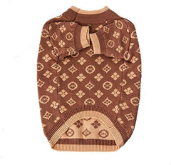 Everything Chic luxury dog sweater back view shows versatile design for small breeds